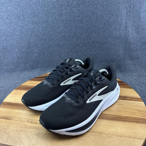 Brooks Ghost 17 Black White Women's Running Shoes Sneakers Size 9 Sample Pair - Picture 6 of 11